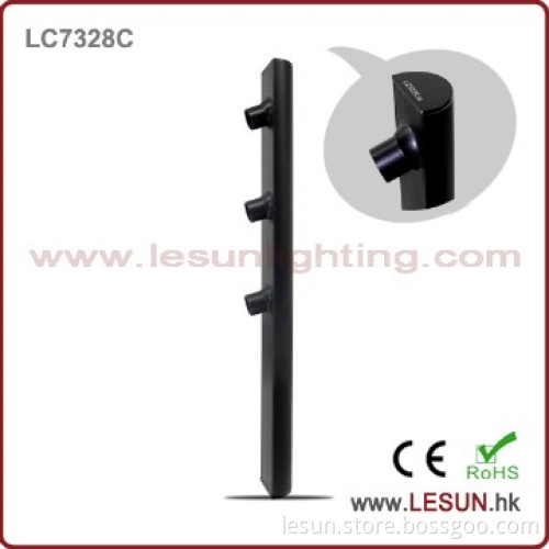 Rotating 3*1W led cabinet jewelry light stand for cosmetic display